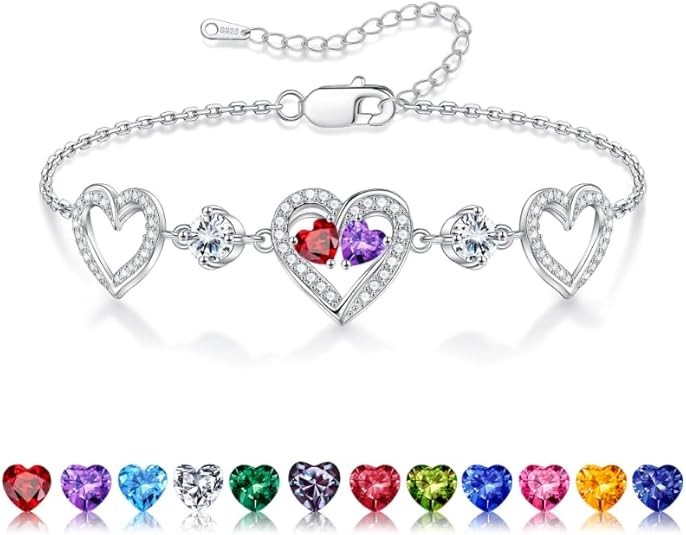 925 Sterling Silver Heart Bracelet