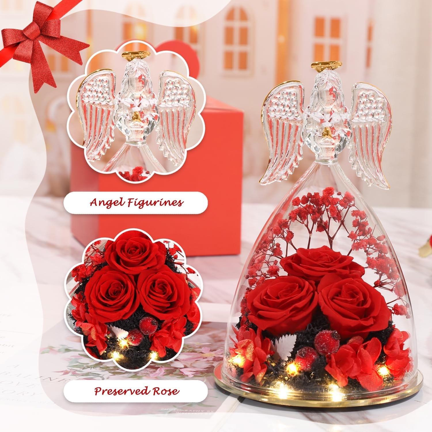 Galaxy Rose Crystal Gift