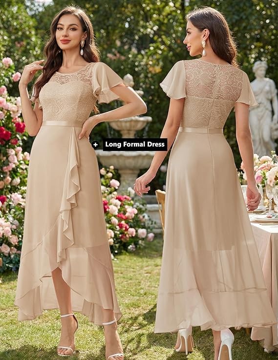 BeryLove Formal Lace Prom Dress